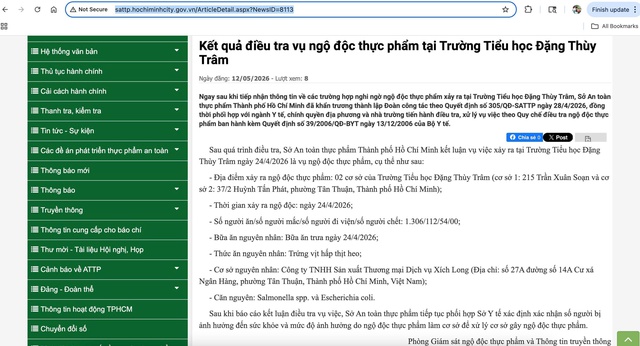 Trứng vịt hấp thịt heo làm 112 người ngộ độc thực phẩm tại Trường Đặng Thùy Trâm - Ảnh 1.