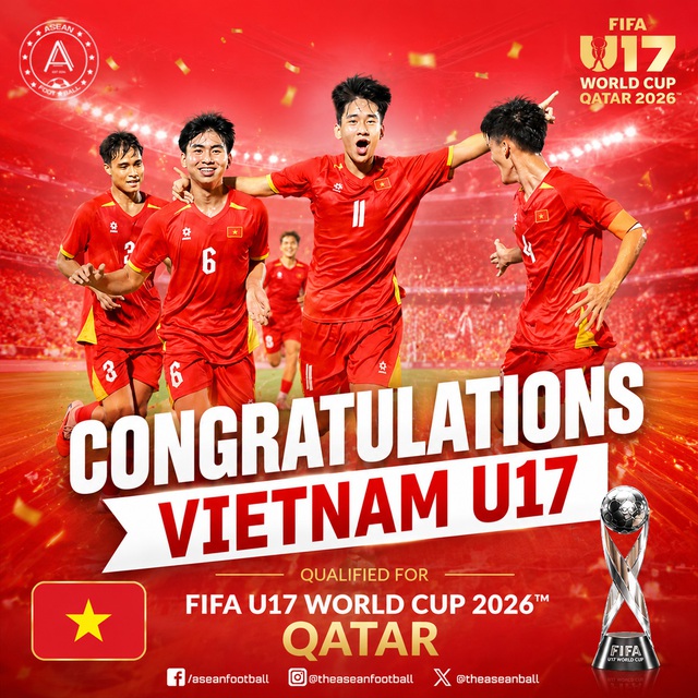 U.17 Việt Nam đoạt vé World Cup, fan Đông Nam Á phản ứng bất ngờ- Ảnh 1.