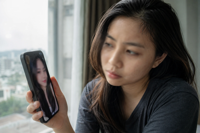 Hụt hẫng với ngoại hình thật vì lạm dụng AI, chỉnh sửa ảnh - Ảnh 1.