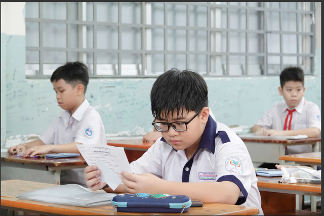 Trường Trần Đại Nghĩa khảo sát lớp 6 vào ngày 1.7 cùng 4 trường khác - Ảnh 1.
