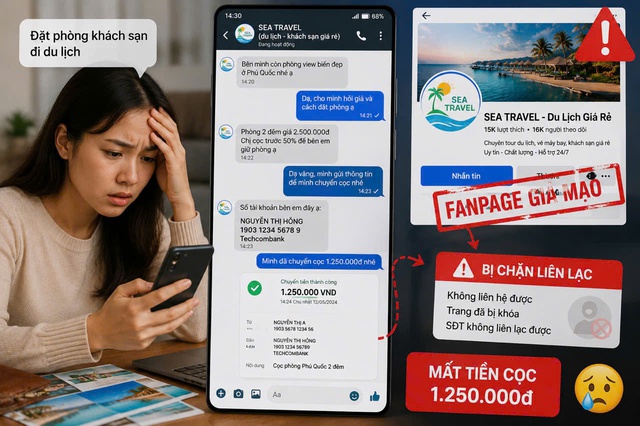Cảnh b&aacute;o: Nhiều người li&ecirc;n tiếp bị lừa đặt ph&ograve;ng  - Ảnh 1.