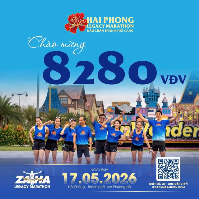 Hải Phòng Legacy Marathon 2026 lan tỏa thông điệp sống xanh, Phạm Thị Hồng Lệ tranh tài- Ảnh 1.
