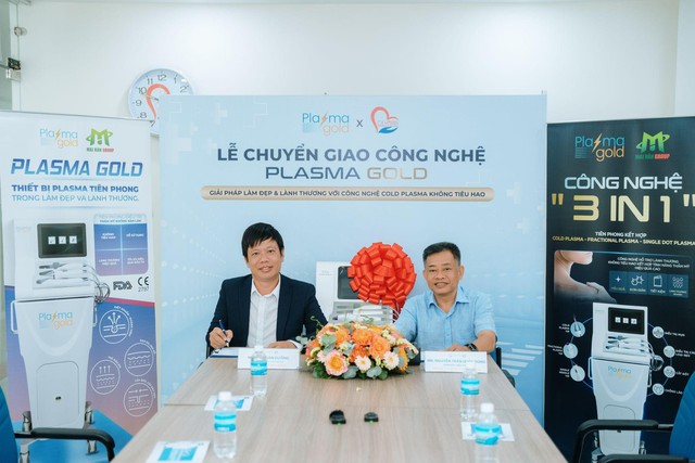 Ph&ograve;ng kh&aacute;m đa khoa Olympia tiếp nhận chuyển giao c&ocirc;ng nghệ Plasma Gold thế hệ mới - Ảnh 1.