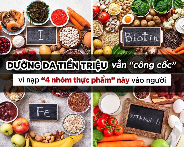 Dưỡng da tiền triệu vẫn c&ocirc;ng cốc nếu bạn nạp 4 nh&oacute;m thực phẩm n&agrave;y v&agrave;o người - Ảnh 1.