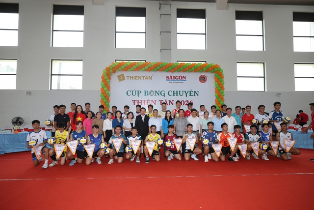 36 đội h&agrave;o hứng tranh t&agrave;i C&uacute;p b&oacute;ng chuyền Thi&ecirc;n T&acirc;n 2026 - Ảnh 2.