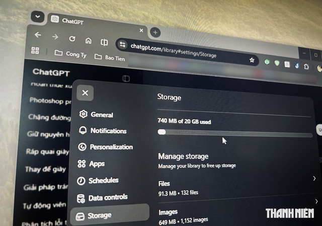 ChatGPT &acirc;m thầm tung t&iacute;nh năng biến m&igrave;nh th&agrave;nh Google Drive thứ hai - Ảnh 1.