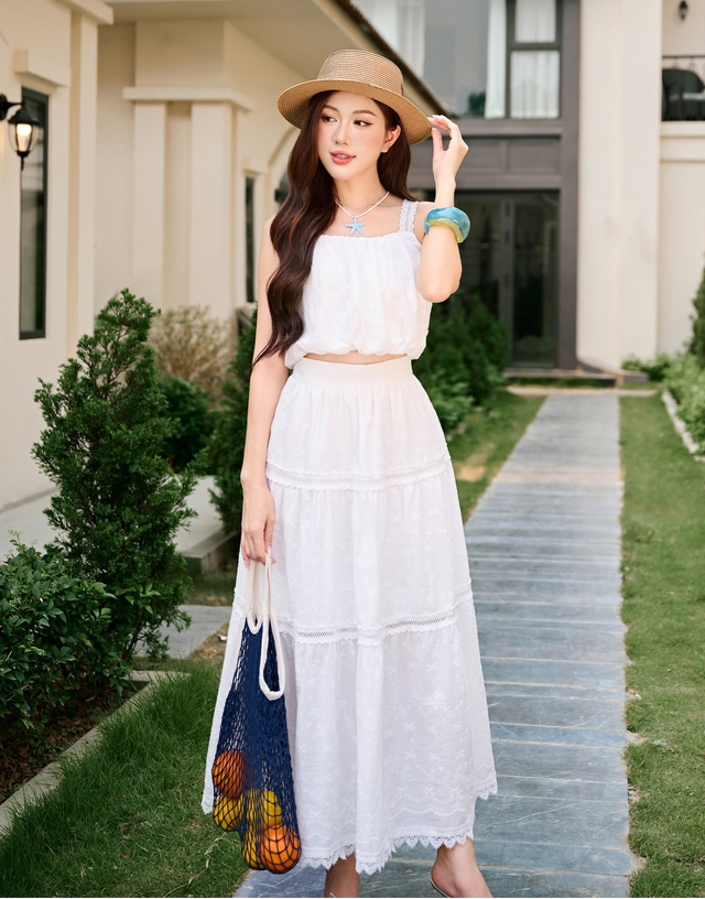 Váy trắng - Ảnh 6.