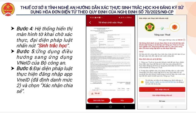 4 bước x&aacute;c thực sinh trắc học với chủ hộ kinh doanh tr&ecirc;n eTax Mobile - Ảnh 3.
