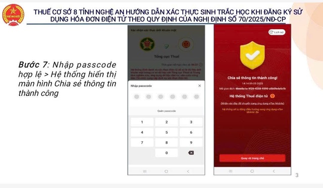 4 bước x&aacute;c thực sinh trắc học với chủ hộ kinh doanh tr&ecirc;n eTax Mobile - Ảnh 4.