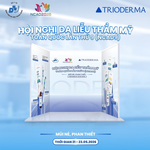 Trioderma - Đồng h&agrave;nh c&ugrave;ng Hội nghị Da liễu thẩm mỹ to&agrave;n quốc lần thứ 9 (NCAD9) - Ảnh 2.