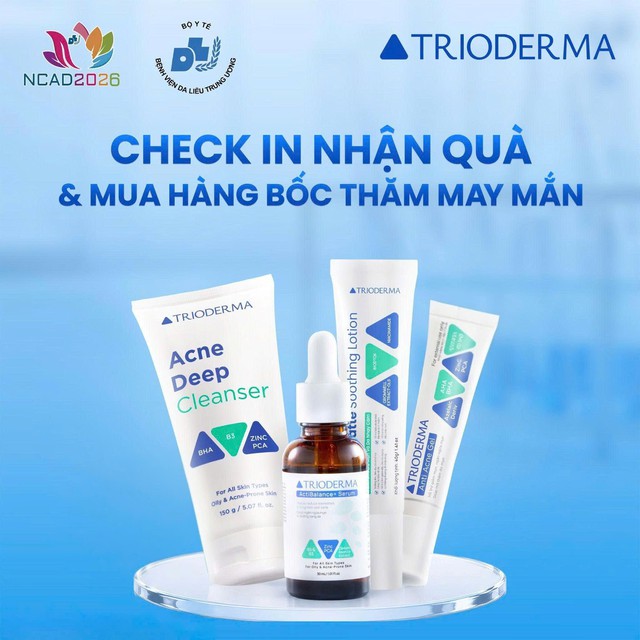 Trioderma - Đồng h&agrave;nh c&ugrave;ng Hội nghị Da liễu thẩm mỹ to&agrave;n quốc lần thứ 9 (NCAD9) - Ảnh 3.