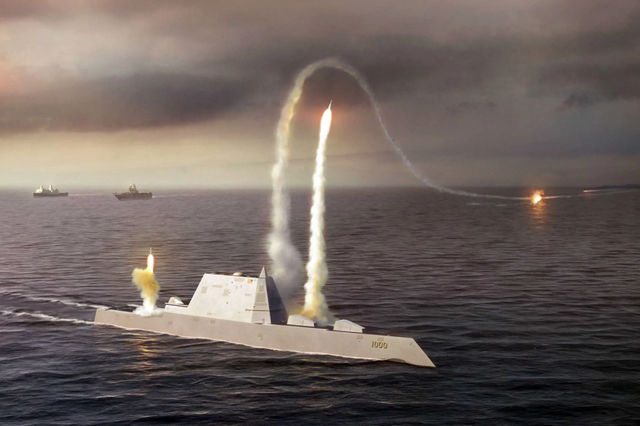 Tàu khu trục lớp Zumwalt 'lột xác' cho sứ mệnh Ấn Độ Dương - Thái Bình Dương- Ảnh 1.