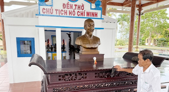 Chuyện tử tế: Người thương binh hơn 50 năm chăm sóc đền thờ Bác Hồ - Ảnh 1.
