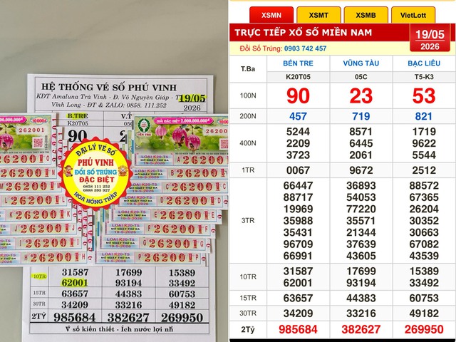  Khách trúng đài Bến Tre lãnh tiền ngay  - Ảnh 1.