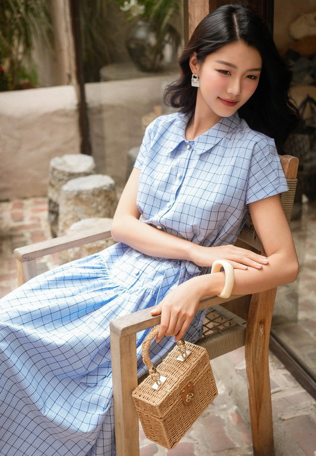 Đầm sơ mi đa năng - Ảnh 1.
