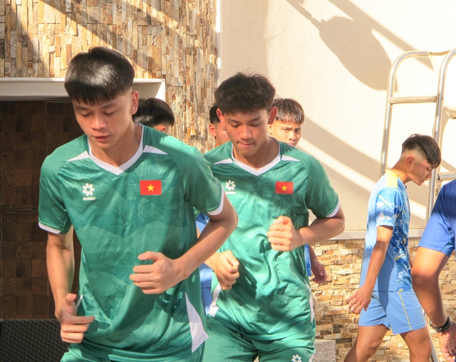 U.17 Việt Nam và hành động đặc biệt trong ngày đầu ở Ả Rập Xê Út, sắp đá lúc 0 giờ- Ảnh 3.
