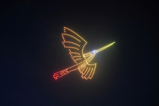 400 drone xếp h&igrave;nh s&acirc;n bay Long Th&agrave;nh ch&agrave;o mừng Đồng Nai l&ecirc;n th&agrave;nh phố - Ảnh 17.