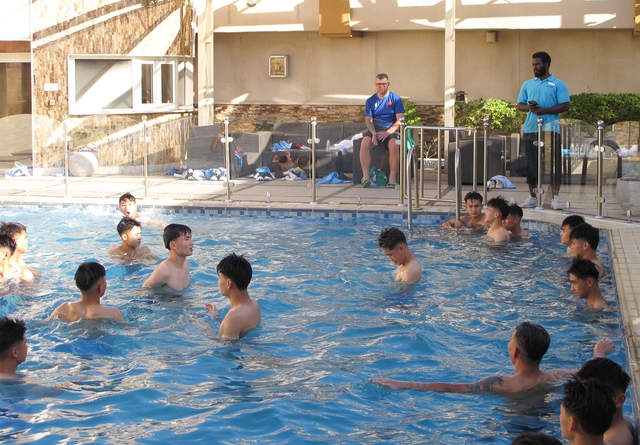 U.17 Việt Nam và hành động đặc biệt trong ngày đầu ở Ả Rập Xê Út, sắp đá lúc 0 giờ- Ảnh 7.