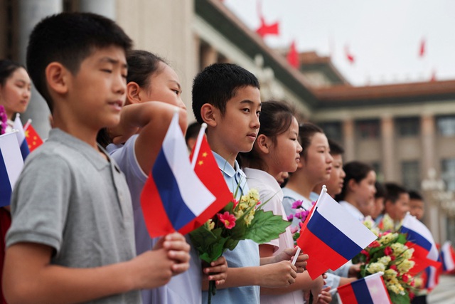 Ông Tập Cận Bình đón tiếp ông Putin - Ảnh 6.