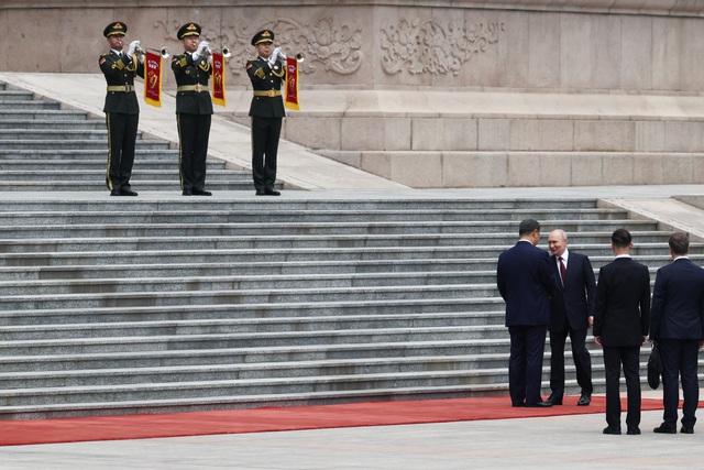 Ông Tập Cận Bình đón tiếp ông Putin - Ảnh 2.