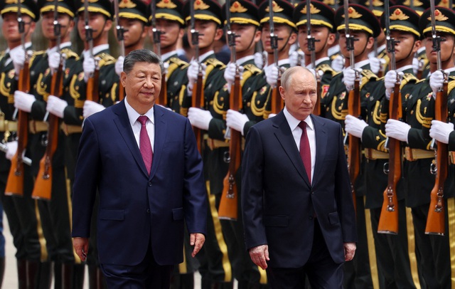 Ông Tập Cận Bình đón tiếp ông Putin - Ảnh 5.