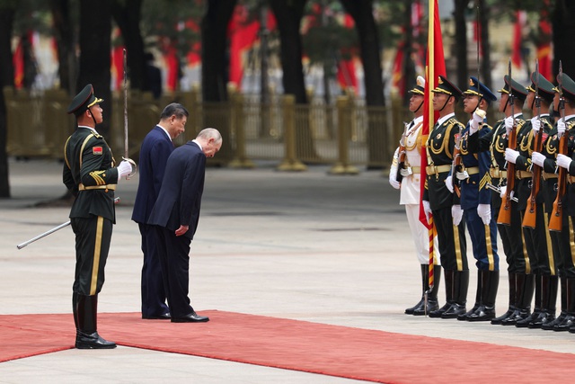 Ông Tập Cận Bình đón tiếp ông Putin - Ảnh 4.