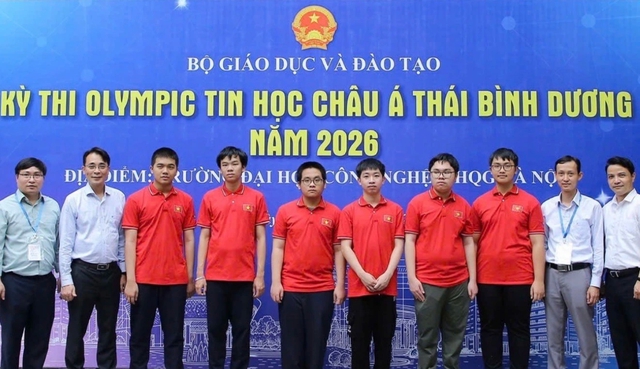 Học sinh Việt Nam giành 2 huy chương vàng Olympic tin học châu Á Thái Bình Dương- Ảnh 1.