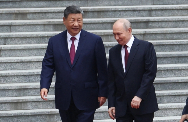Ông Tập Cận Bình đón tiếp ông Putin - Ảnh 3.