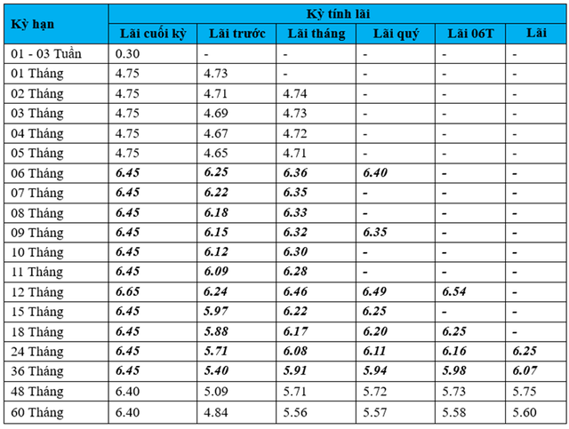 Lãi suất gửi tiết kiệm thông thường, chứng chỉ tiền gửi trực tuyến tháng 5.2026 của BVBank - Ảnh 2.