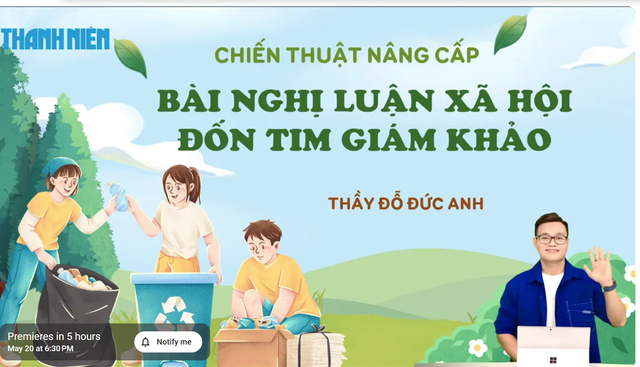 Bí quyết ôn thi tốt nghiệp THPT đạt điểm cao: Nâng tầm bài nghị luận xã hội - Ảnh 1.