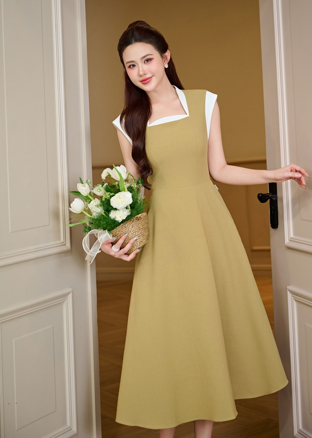 Đầm dáng dài phối kiểu gì cũng đẹp và sang- Ảnh 3. Đầm dáng dài phối kiểu gì cũng đẹp và sang- Ảnh 3.