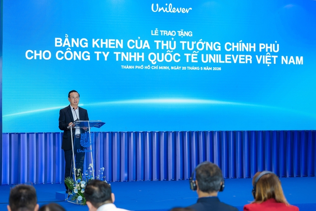 Unilever Việt Nam nhận bằng khen của Thủ tướng - Ảnh 1.