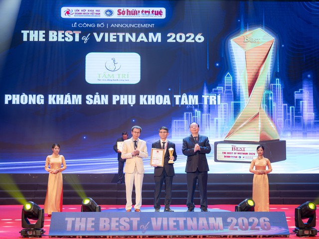 Phòng khám Sản phụ khoa Tâm Trí vào Top 10 năm 2026 - Ảnh 1.