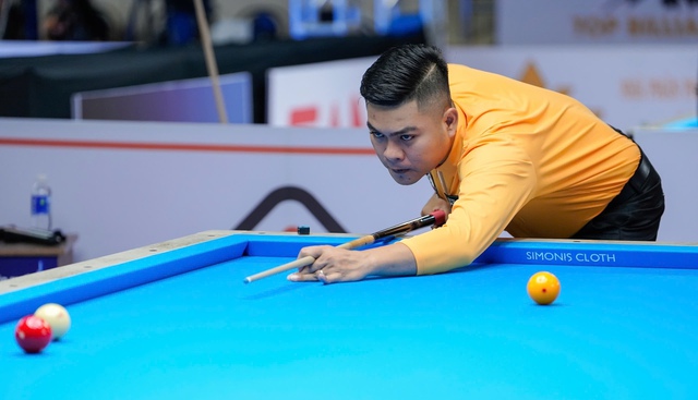 Billiards: Nguyễn Trần Thanh Tự thăng hoa với sê-ri 17 điểm, thẳng tiến vòng 16 World Cup- Ảnh 1. Billiards: Nguyễn Trần Thanh Tự thăng hoa với sê-ri 17 điểm, thẳng tiến vòng 16 World Cup- Ảnh 1.