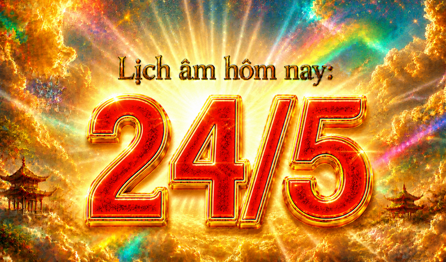 Lịch hôm hôm nay: Ngày 24.5 có gì đặc biệt? - Ảnh 1.