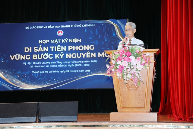 Sở GD-ĐT TP.HCM kỷ niệm 28 năm và tưởng niệm "cha đẻ" của chương trình tiếng Anh - Ảnh 7.