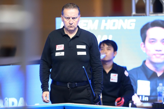 Billiards: Chiêm Hồng Thái ngược dòng khó tin trước 'huyền thoại' Bỉ, giành vé chung kết- Ảnh 2. Billiards: Chiêm Hồng Thái ngược dòng khó tin trước 'huyền thoại' Bỉ, giành vé chung kết- Ảnh 2.