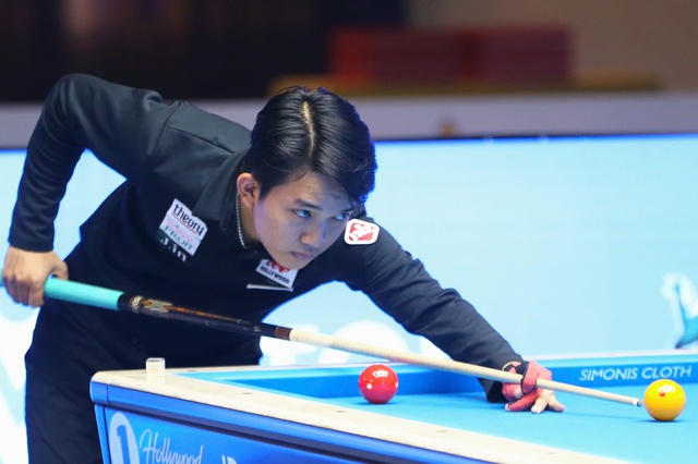 Billiards: Chiêm Hồng Thái ngược dòng khó tin trước 'huyền thoại' Bỉ, giành vé chung kết- Ảnh 1. Billiards: Chiêm Hồng Thái ngược dòng khó tin trước 'huyền thoại' Bỉ, giành vé chung kết- Ảnh 1.