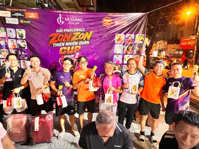 Hào hứng tranh tài giải pickleball ZonZon Cúp Thiên Nhiên 2026: Ca sĩ Minh Quân vô địch- Ảnh 5. Hào hứng tranh tài giải pickleball ZonZon Cúp Thiên Nhiên 2026: Ca sĩ Minh Quân vô địch- Ảnh 5.