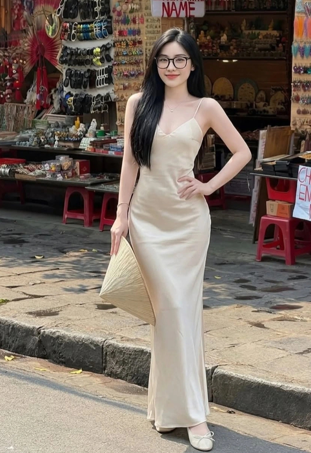 Thả dáng bay bổng cùng đầm hai dây đầy thơ mộng- Ảnh 7.