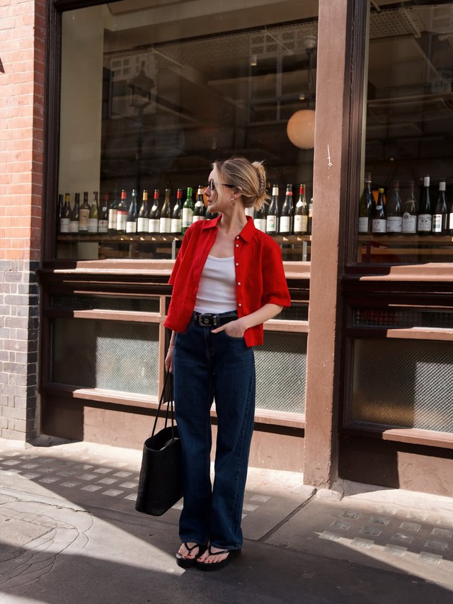 Biến hóa muôn vàn phong cách với quần jeans- Ảnh 5. Biến hóa muôn vàn phong cách với quần jeans- Ảnh 5.