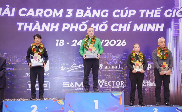 Bảng xếp hạng billiards mới nhất: Trần Quyết Chiến tụt hạng, Chi&ecirc;m Hồng Th&aacute;i v&agrave;o tốp- Ảnh 1.