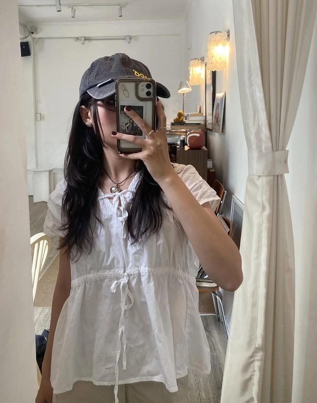 Áo babydoll mở ra bản phối ngọt ngào cho nàng yêu vẻ đẹp nữ tính- Ảnh 5.