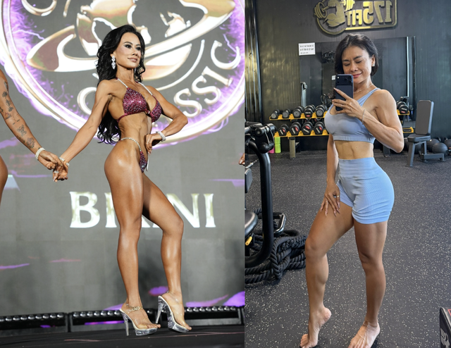Mẹ 2 con truyền cảm hứng sống khỏe bằng gym - Ảnh 1.