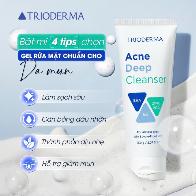 +6 sữa rửa mặt giúp giảm mụn 'cứu nguy' da láng mịn, cải thiện lỗ chân lông - Ảnh 3.