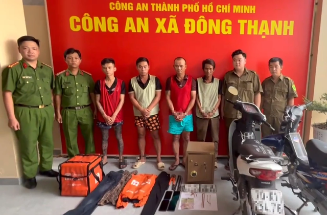  Bắt nhóm người gây ra loạt vụ trộm cắp tài sản - Ảnh 1.