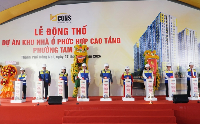Động thổ dự án hơn 2.800 căn hộ ở trung tâm đô thị Biên Hòa - Ảnh 1.