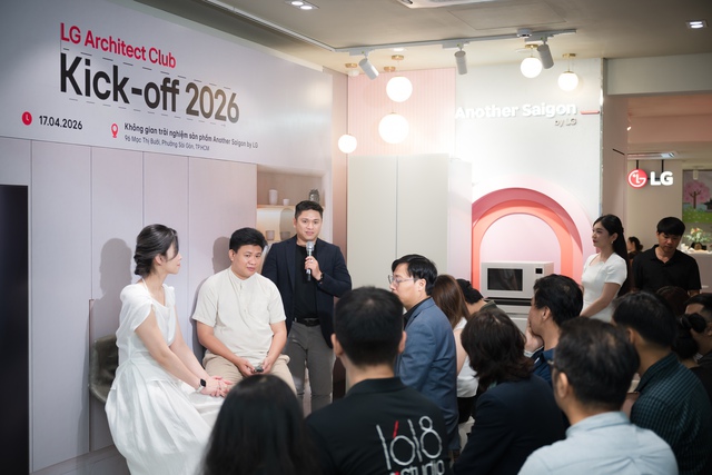 LG Architect Club 2026: Khi thiết bị gia dụng trở thành ngôn ngữ thiết kế - Ảnh 4.