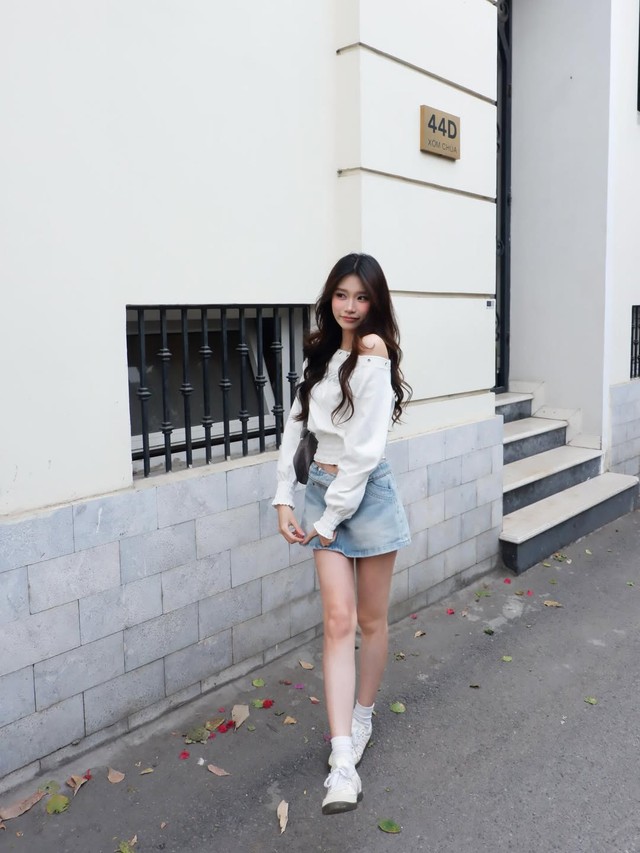 Làm mới tủ đồ hè cùng các mẫu chân váy chữ A - Ảnh 4.