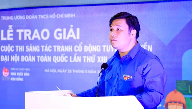 Người gửi 30 tác phẩm thi sáng tác tranh về Đại hội Đoàn đã đạt giải nhất- Ảnh 3. Người gửi 30 tác phẩm thi sáng tác tranh về Đại hội Đoàn đã đạt giải nhất- Ảnh 3.